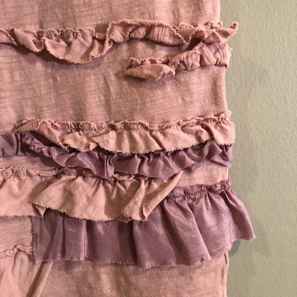 J. Crew // Mauve Ruffled Top - Picture 3 of 3